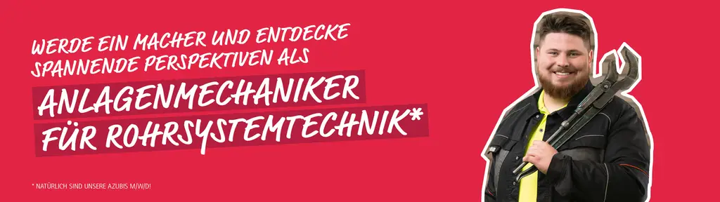 Titelbild - Anlagenmechaniker für Rohrsystemtechnik (m/w/d)