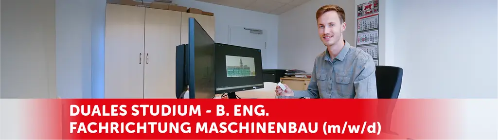 Titelbild - Duales Studium -  B. ENG. - Fachrichtung  Maschinenbau (m/w/d)