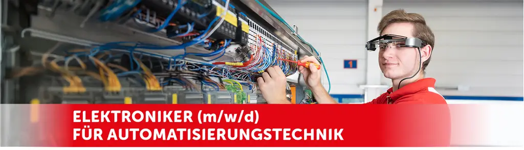Titelbild - ELEKTRONIKER FÜR AUTOMATISIERUNGSTECHNIK (m/w/d)