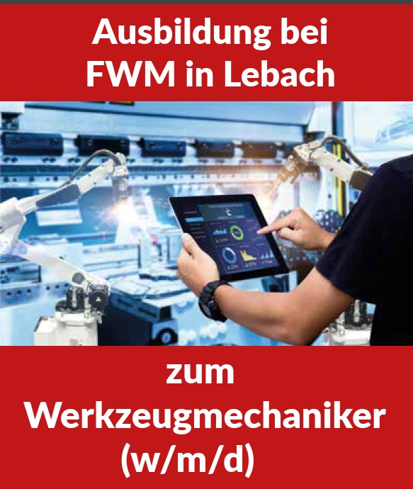 Titelbild - Ausbildung zum  Werkzeugmechaniker/in (m/w/d)