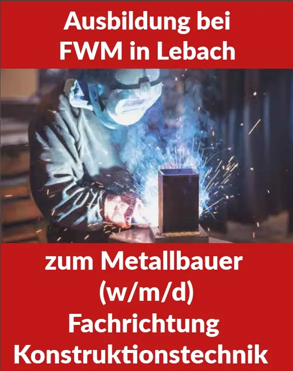 Titelbild - Ausbildung zum Metallbauer (m/w/d) Fachrichtung Konstruktionstechnik (m/w/d)