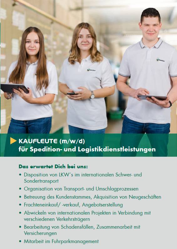 Titelbild - Kaufleute für Spedition- und Logistikdienstleistungen  (m/w/d)