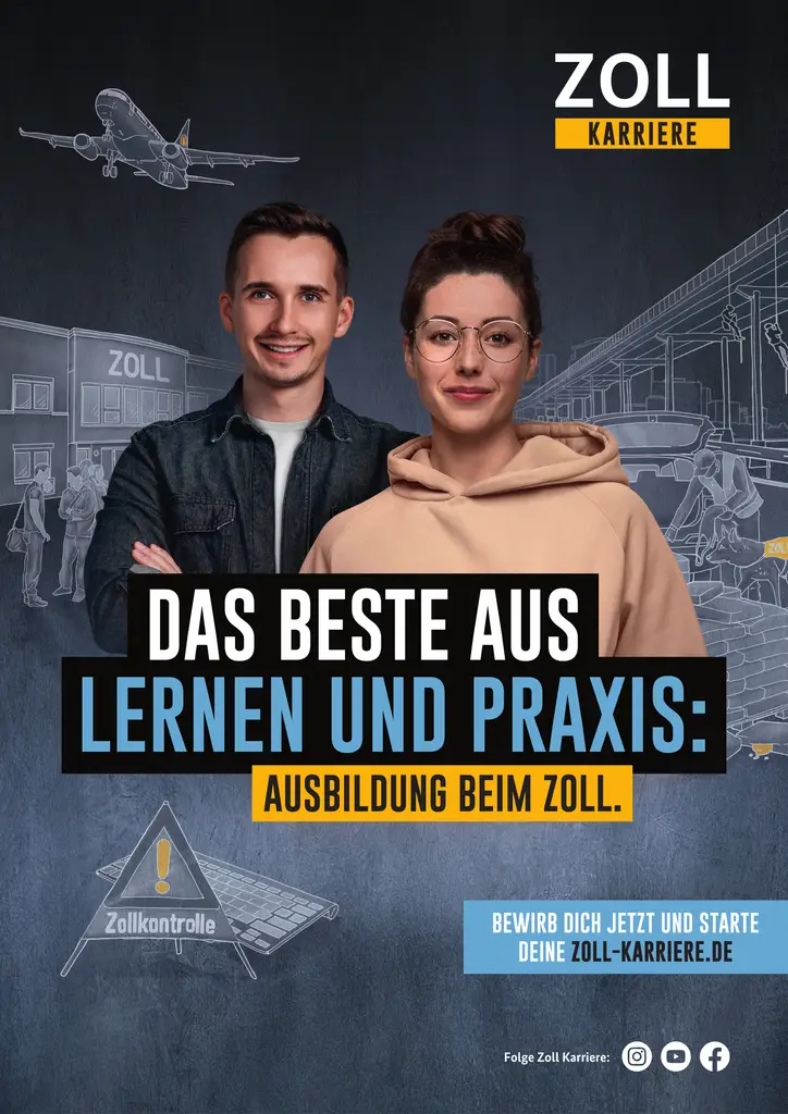 Titelbild - Ausbildung zum/zur Zöllner/in (m/w/d)