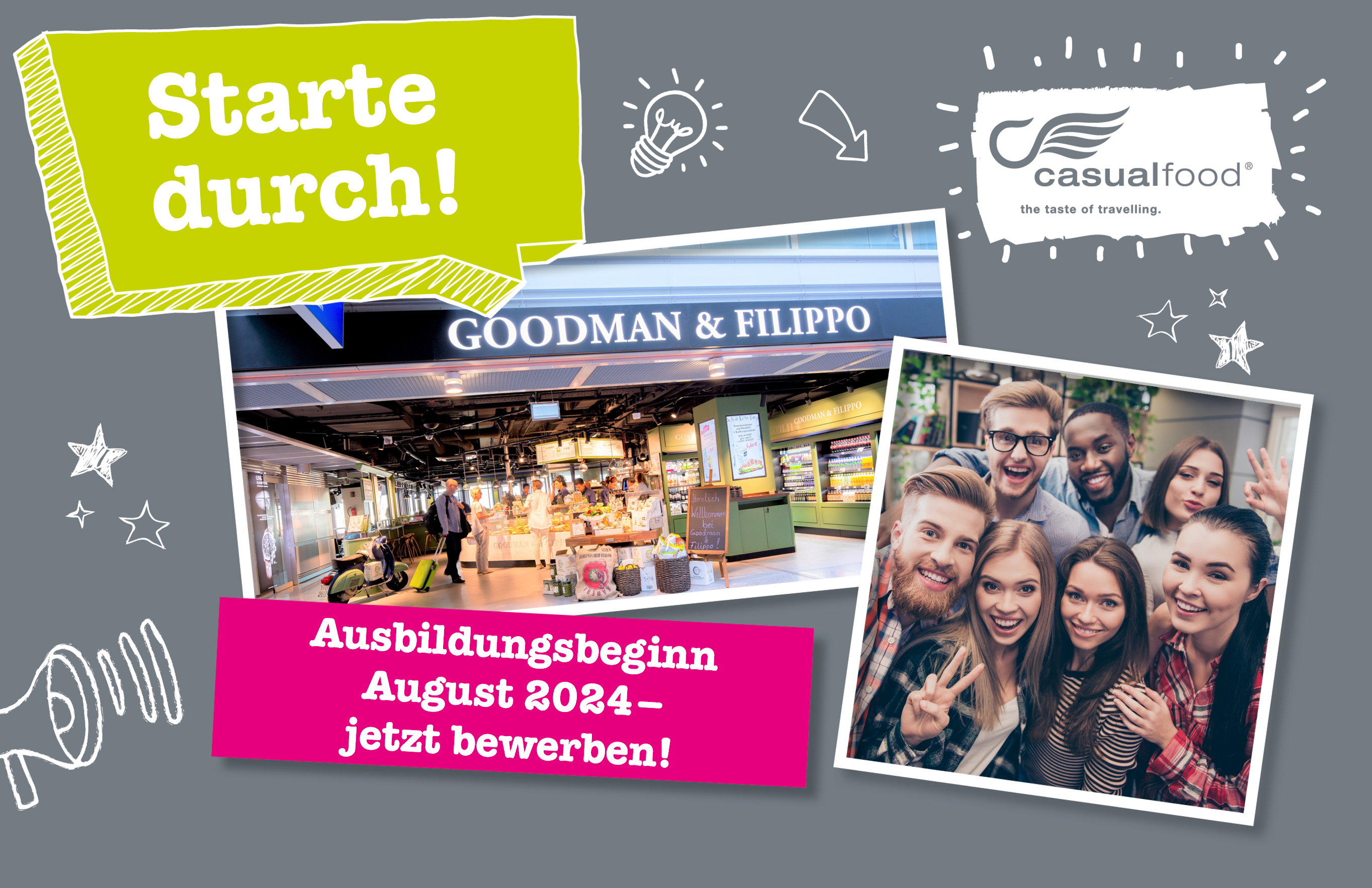 Titelbild - Ausbildung zum/ zur Fachkraft für Systemgastronomie (m/w/d) am Flughafen Frankfurt