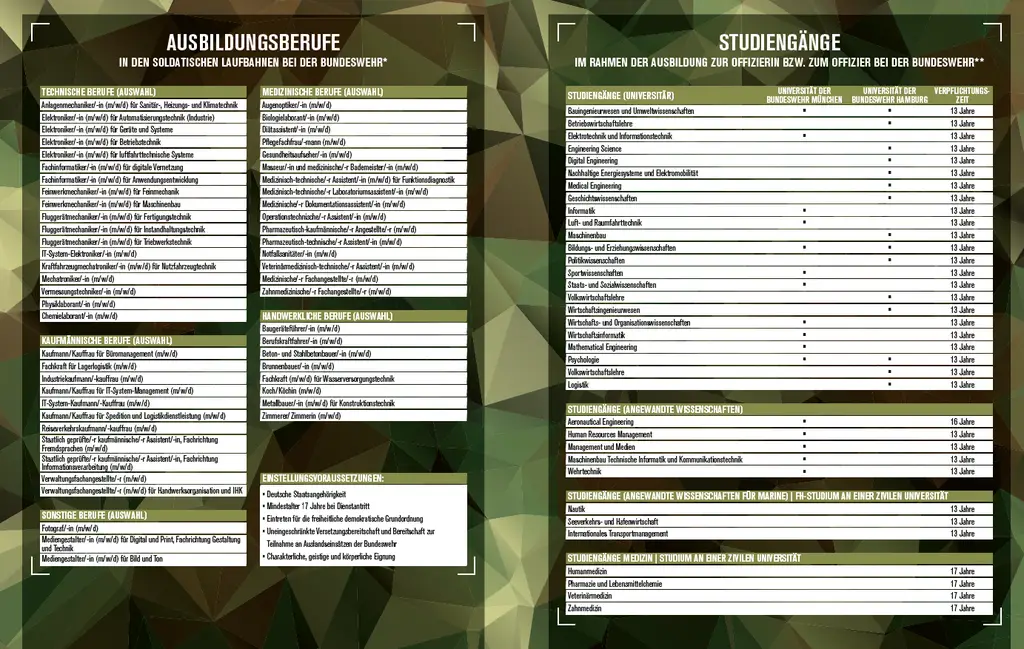 Titelbild - 50 Ausbildungsberufe und 30 Studiengänge aus den kaufmännischen Bereichen, Medizin, Handwerk, Technik und IT