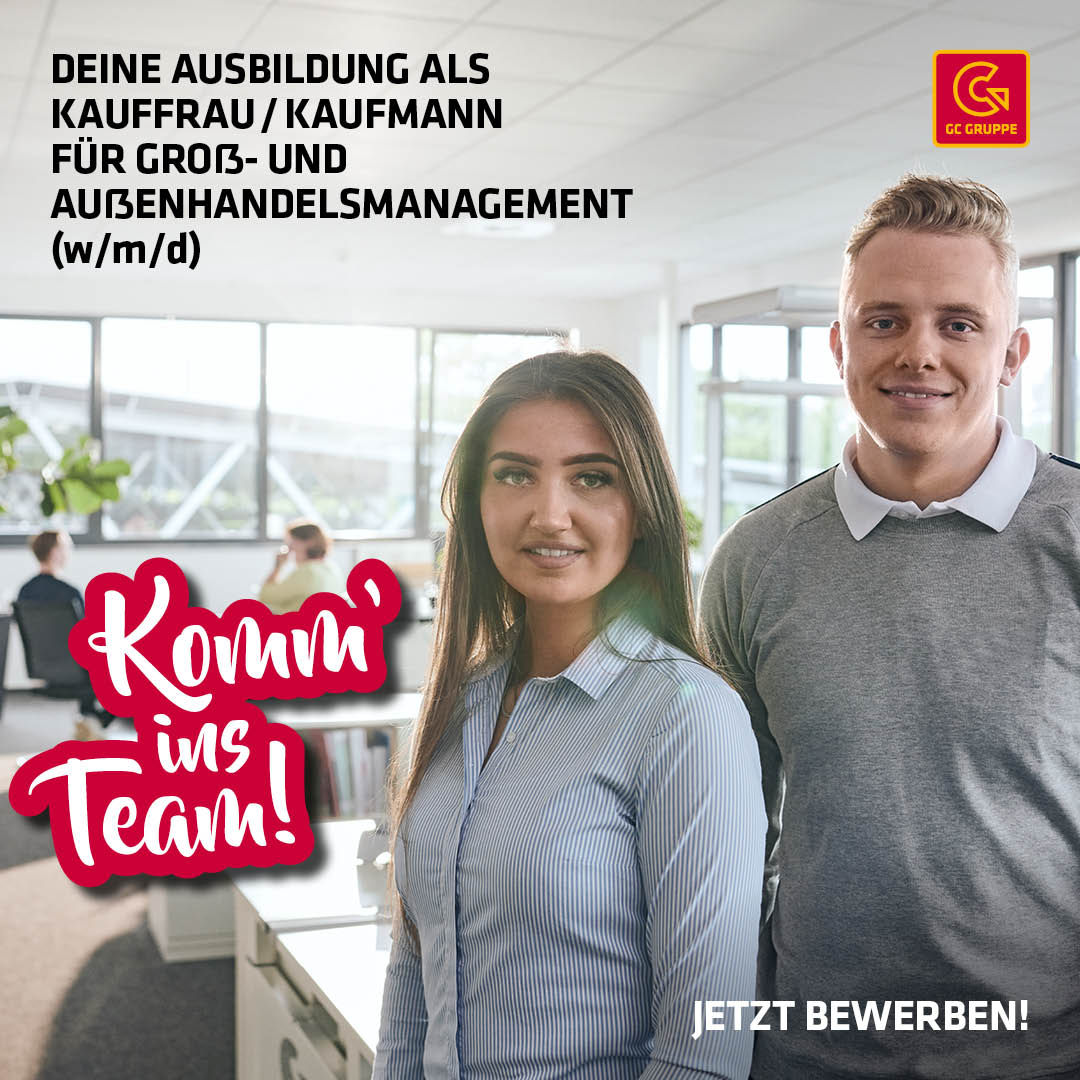 Titelbild - Ausbildung zur Kauffrau-/mann für Groß-/Außenhandelsmanagement (m/w/d)