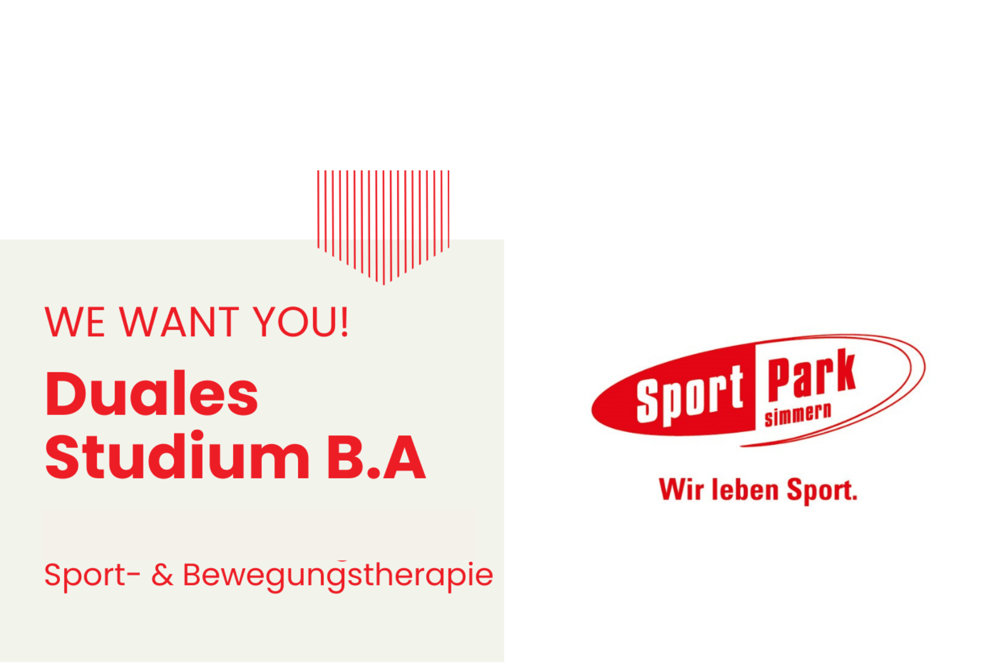 Titelbild - Duales Studium - "Sport- und Bewegungstherapie" (m/w/d)