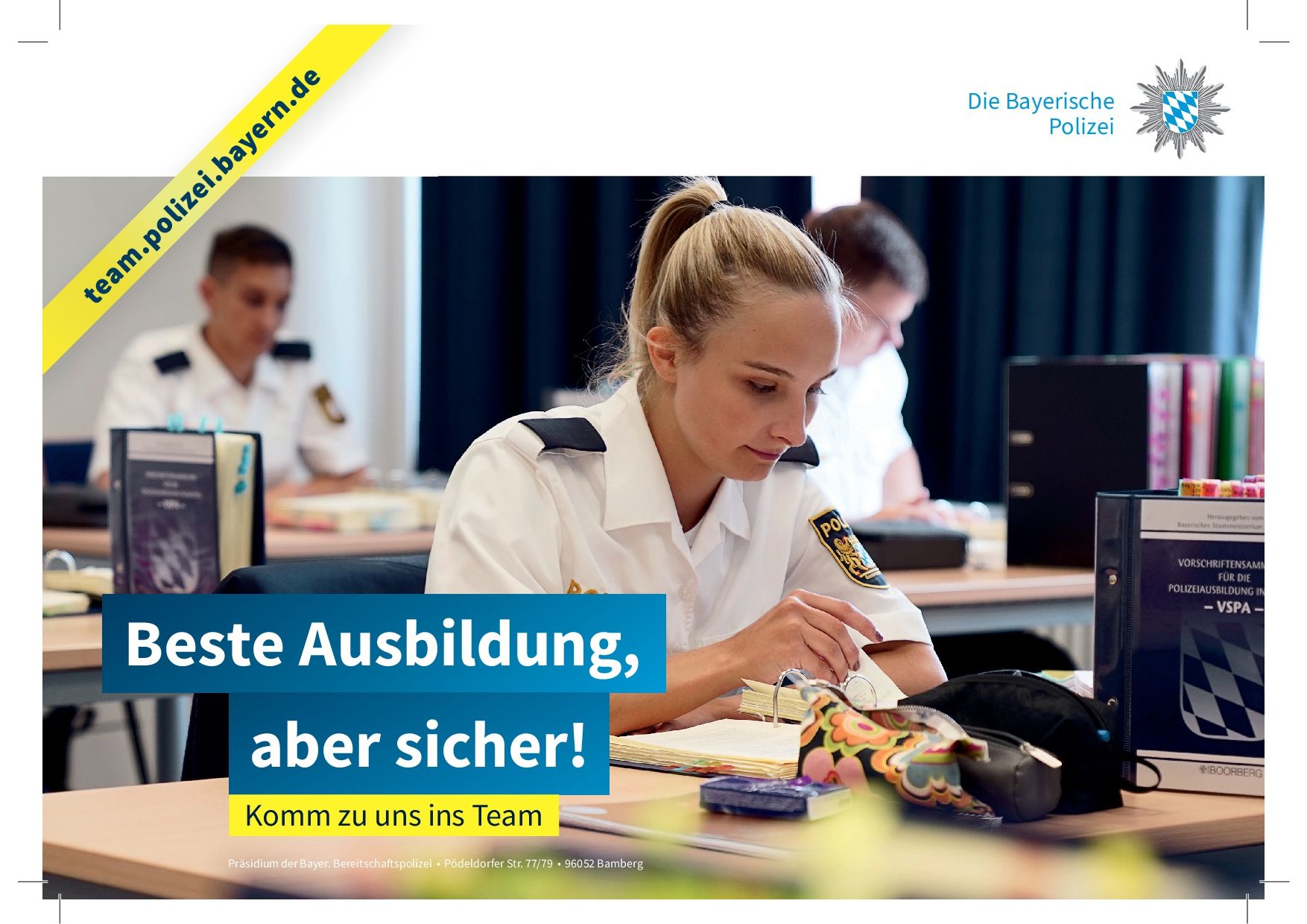 Titelbild - Ausbildung Polizeivollzugsdienst (m/w/d)